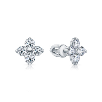 Серьги из белого золота Cold Diamonds