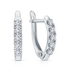 Серьги из серебра Cold Diamonds