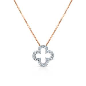 Золотое шейное украшение с бриллиантами природными