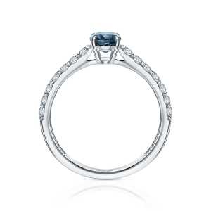 Кольцо из белого золота Cold Diamonds с топазом природным